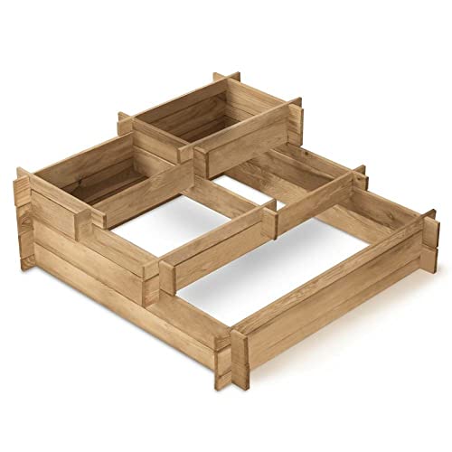  Carré Potager escalier en Bois