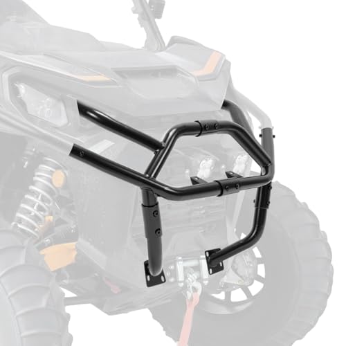 KEMIMOTO Front Bumper Compatible with Can Am Commander/Commander Max 2021-2024, Steel Bar Protector Combined Low Bumper Accessories, Replace OEM#715007248