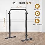 BARWING Dip Bars Dip Station with Adjustable Ultra-Stable Settings And Non-Slip Feet Dip Stand for Home Stabilizer Parallette Push Up Stand 2025 New Version - Image 4
