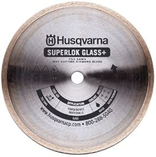 Husqvarna 542776617 Superlok Glass Diamond Tile Blade, 8-Inch x .065-Inch x 5/8-Inch - coolthings.us