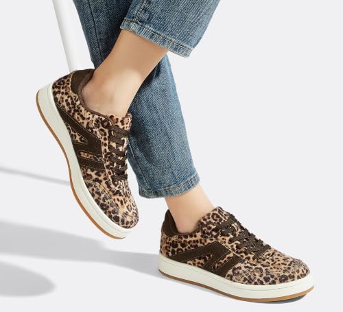 Image of LUCKY STEP Women Retro Gum Sole Fashion Sneakers