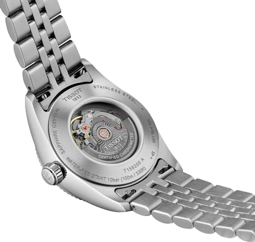 Image of Tissot Ballade Powermatic 48 COSC 30mm, Swiss Automatic Watch for Women, Stainless Steel Case, Blue Dial, T1562081135300