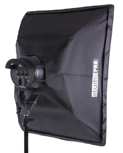 Fovitec Studiopro Photography Photo Video Studio Continuous 5 Socket Head Ac Power Light With 20"X28" Softbox, 1100 Watt Output Lighting Kit #TOP2