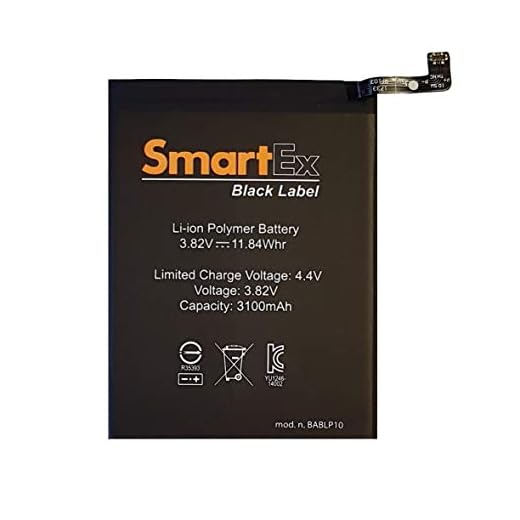 Smartex® Black Label Batteria compatibile con Huawei P10 Batteria compatibile con (HB386280ECW)