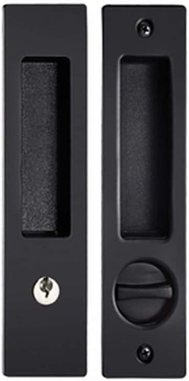 GERRIT gate Latch,gate Lock, Sliding Door Lock Handle Door Latch Lock for Barn Hide Handle Interior Door Pull Locks Wood Door Hardware Parts (Color:A) (Color : A)