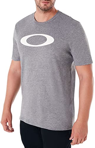 Oakley mens O-bold Ellipse Shirt, Athletic Heather Grey, Large US - image 2