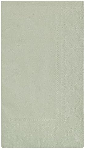 Hoffmaster 180546 Soft Sage Green 15" x 17" Paper Dinner Napkins 2-Ply - 125/Pack