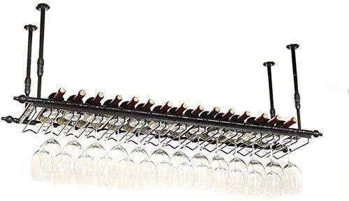 Support à vin suspendu en métal bronze MObyat, esthétique design et robuste