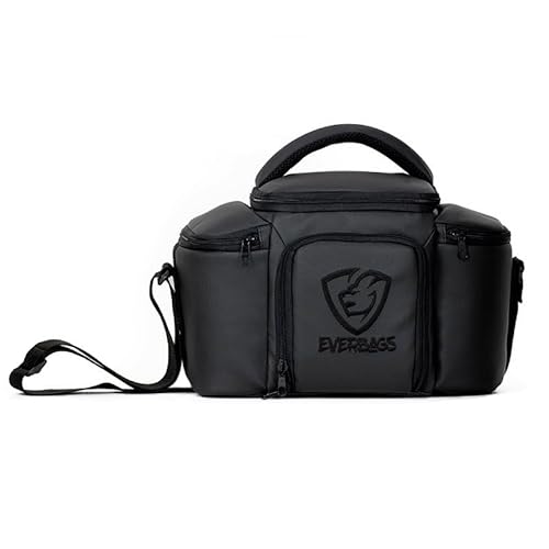 Bolsa Térmica Porta Marmita Fitness Top Black Luxo Academia Dieta