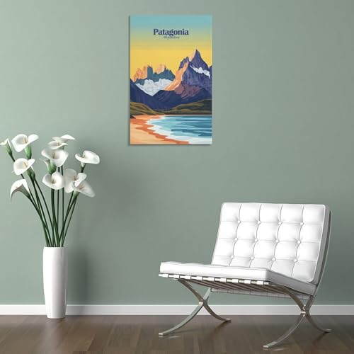 Affiche sur toile Patagonia Argentina tableau déco de qualité - 5