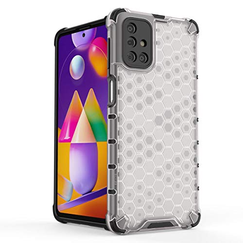 Image of Glasgow Back Case Cover Designed for Samsung Galaxy M31s - Transparent