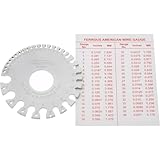 SPI 13-945-1 Sheet Metal and Wire Thickness Gauge: #36 to #0