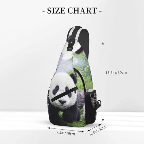 Sac de randonnée pour femmes et hommes panda grand format - 3