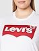 Levi's The Perfect Tee, Camiseta, Mujer, Blanco (Batwing White Graphic 53), L