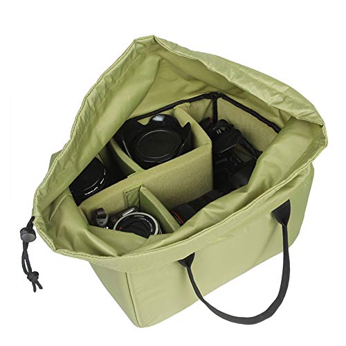 Yimidear Wasserdicht Stoß Partition Gepolsterte Kamera-Taschen SLR DSLR Insert Schutztasche mit Top-Griff für DSLR Einstellung Objektiv oder Blitzlicht (Big) – Bild 5