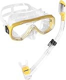 Cressi Onda, Profi Premium Taucherbrille + Premium Trockenschnorchel Erwachsene