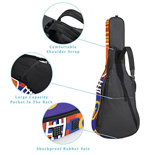 Housse de protection épaisse en éponge imperméable pour guitare acoustique, électrique, basse, guitare classique… - Les Beatles, Paul McCartney, John Lennon, RIngo Starr, George Harrison Housse de protection épaisse en éponge imperméable pour guitare acoustique, électrique, basse, guitare classique… – Image 4