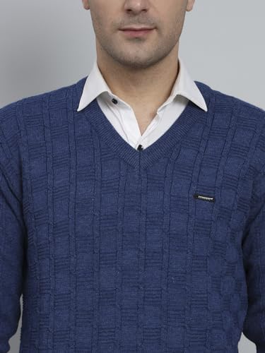 Image of eWools Men's Winterwear Woolen Striped Sweaters