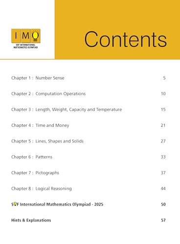 Image of MTG International Mathematics Olympiad (IMO) Workbook Class 2 - Chapter-wise MCQs with Achievers Section - SOF Olympiad Books For 2026-27 Exam
