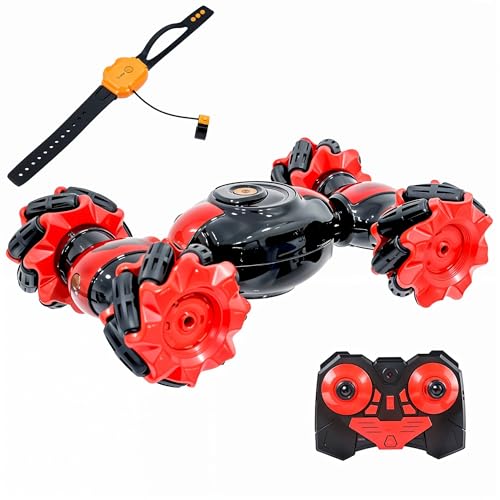 Image of 360 RC Stunt Car for Kids with Gesture Control | 2.4GHz Remote Control Car with Wrist Sensor | 4WD Double Flip Rotating Drift Off Road Toy Car for Boys Girls Gift