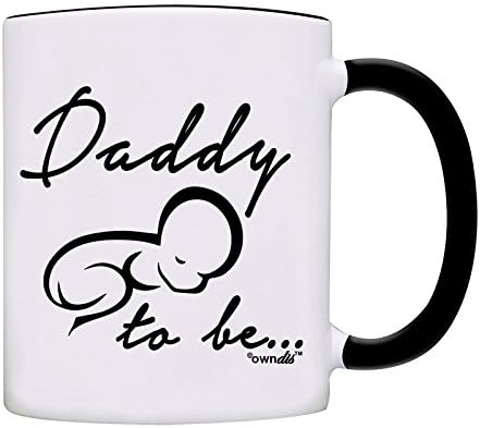 Mug Daddy to be for newly Daddy announcement Coffee Mug-0036-Black