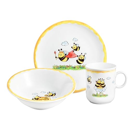 Kindergeschirr-Set 3-tlg. FLEISSIGE BIENEN 65152 COMPACT Seltmann