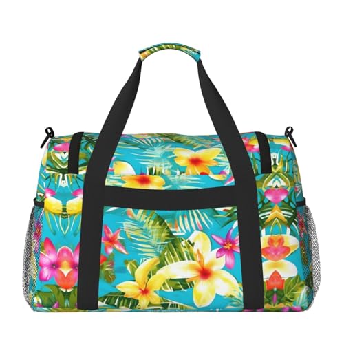summer style hawaiian print Carry on Bag Underseat Personal Item Bag Travel Duffel Bag Gym Carry On Sports Bag2
