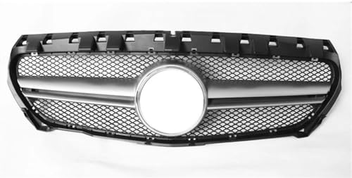 Calandre avant pour Mercedes CLA W117 2013-2016 calandre de pare-chocs supérieure argentée