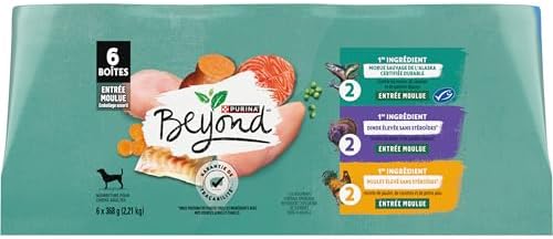 Beyond Grain Free Wet Dog Food, Ground Entrée Variety Pack 368g (6 Pack) - 2