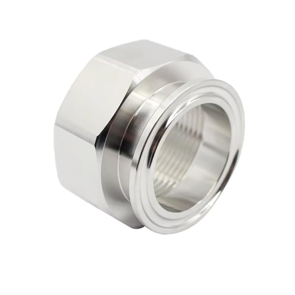Accesorio De Virola Sanitaria Tri Clamp, Acero Inoxidable S304, Adaptador Hexagonal Hembra De 1/4-2" for Tubería(14)