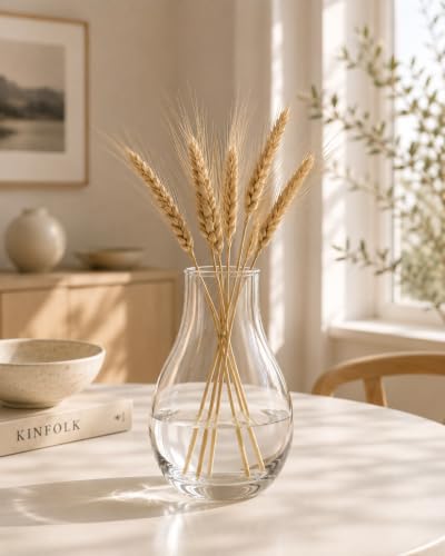 Best Decorative Vases: Glass vs Ceramic 29 AYUTAS Elegant Glass Flower Vase for Bedroom, Living Room, Consol...