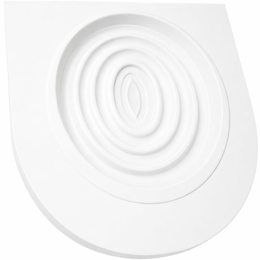 Cat Toilet Training Seat, Step-by-Step Kitty Potty Training System, Easy-Clean No-Mess Litter Tray for Toilet Seat Training, White
