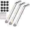 Bandenlichter voor fiets, 3 stuks, roestvrij staal, reparatieset met 12 zelfklevende reparatieset voor mountainbike…