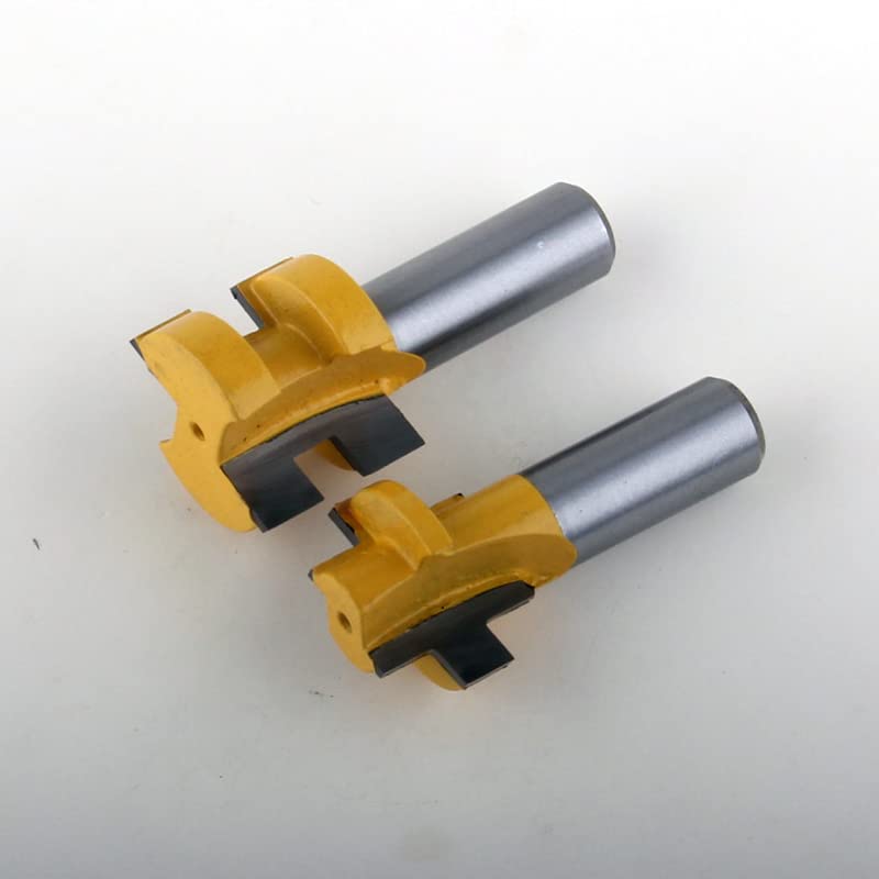 2 szt. 1/2 "Shank Mini zestaw końcówek do frezowania na pióro i wpust, nóż liniowy frez do obróbki drewna czop do narzędzi do obróbki drewna