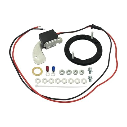 Lskioer 1181 Ignition Conversion Kit Fits for Delco 8 Cylinder Engines 1956-1974, Electronic Ignition Conversion Kit Replacement Cover