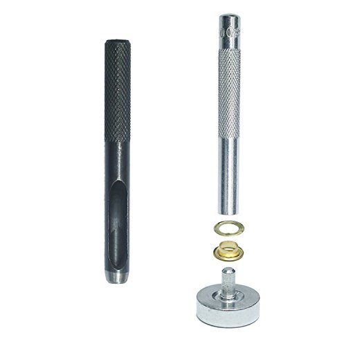 400 Sets 4 Color Brass Grommet Eyelets Kit Tool 6Mm 1/4" Inside Diameter With Setting Tool Canvas Clothes Leather Self Backing Tool #TOP3