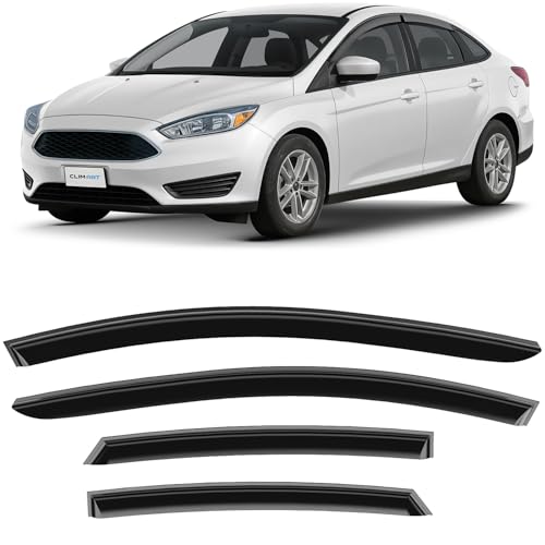 Deflectores De Lluvia Y Viento Para Ford Kuga MK1 (2008-2012) | Juego De 4 Piezas | Impermeables Y Anti-ruido