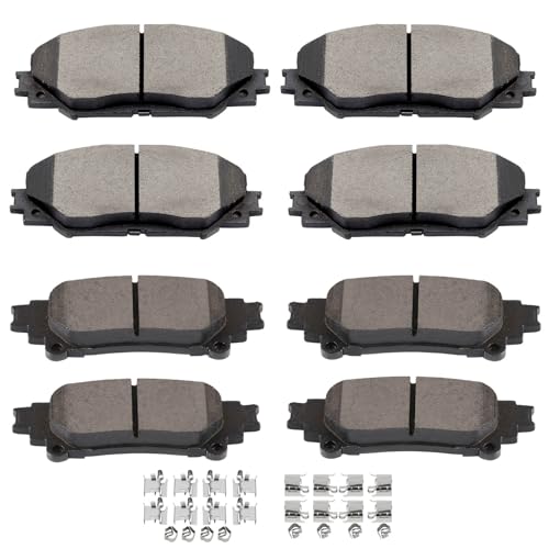 Image of SCITOO D1210 D1391 8PCS Front and Rear Ceramic Brake Pad Sets | Fit 2012-2018 For Toyota For For Prius V 1.8L
