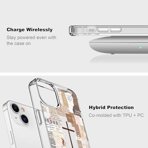 Coque esthétique chrétienne compatible avec iPhone 15 Premium - 2