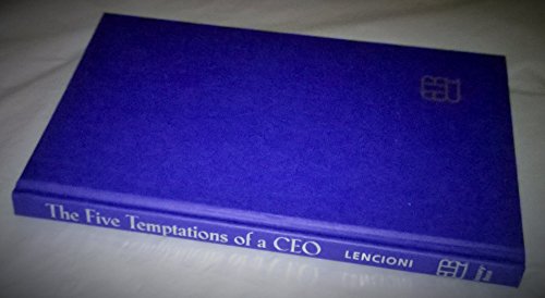 The Five Temptations of a CEO B007BZBRB8 Book Cover