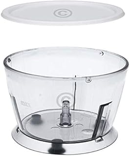 Bosch 00498097 - Vaso para mezclar (121 mm de diámetro, tapa 00619764), color blanco