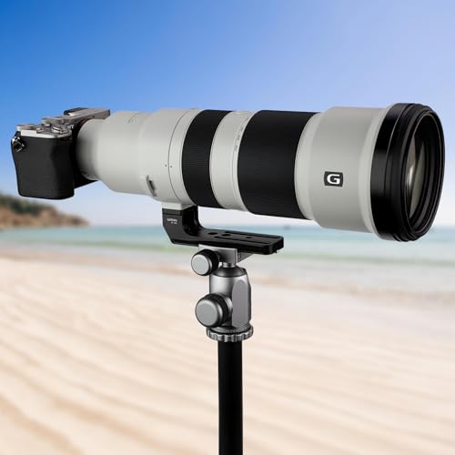 LEFTFOTO Ersatz-Objektivfuß für Sony FE 400-800 mm F6.3-8 G OSS (SEL400800G) Objektiv-Stativhalterungsringe Standfuß mit Arca-Platte