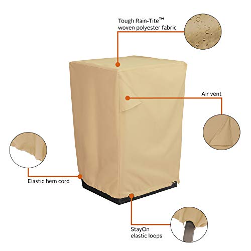 Classic Accessories Terrazzo Water-Resistant 21 Inch Fire Column Cover, Patio Furniture Covers #TOP3