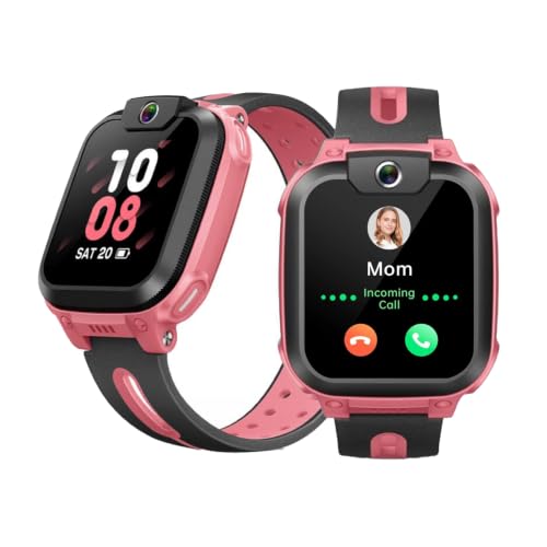 Image of imoo Original Kids Smartwatch Z1, Pink | GPS Tracker, 4G Video & Voice Calls, IPX8 Water Resistance, Advanced Parental Controls, SOS