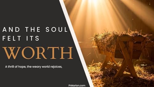 And the Soul Felt Its Worth