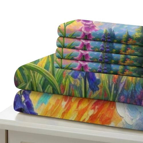 Linge de lit delphinium en microfibre douce avec fermeture éclair - 6