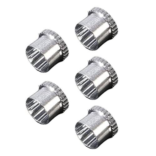 DYNWAVE 5 Pieces Spray Needle Tips Cover Nozzle Caps Replacement Professional Airbrush Parts Airbrush Needle Caps Dust Cap