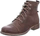 Diese Damenschuhe in der Farbe Braun überzeugen durch ein klares Design und unterstreichen die aktuelle Schuhmode. Große Schuhe von Josef Seibel lassen sich perfekt mit dem urbanen Modegeist kombinieren und verleihen jedem modernen aber auch einem klassisch-sportivem Outfit den passenden Schliff. Das Außenmaterial bei diesem Modell wurde aus Leder hergestellt, als Innenmaterial wurde Textil verwendet. Bei diesen Schuhen kann als Weite Bequeme Weite (G-Weite) berücksichtigt werden. Die TR-Sohle s
