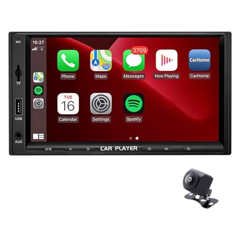 Estéreo Doble DIN inalámbrico de 7": dile adiós a los cables con CarPlay y Android Auto