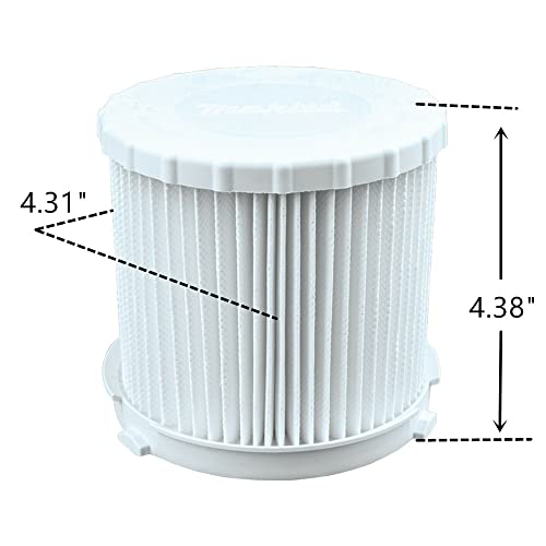 Kimgu Wet Dry Hepa Filter Replacement Part For Makita 162518-0 Xcv11Z #TOP1